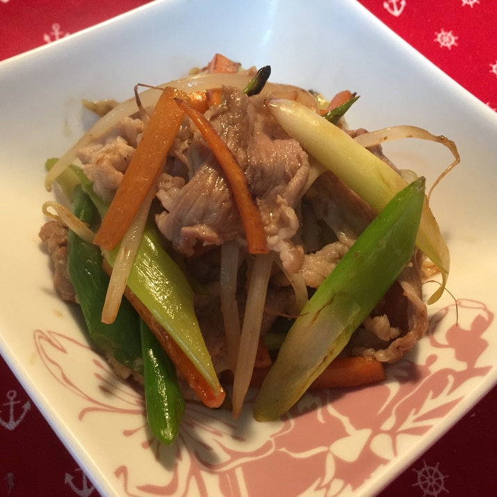 パパッと美味しい！にんにく醤油野菜炒め